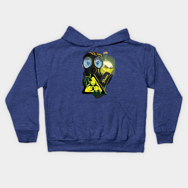 Poison Mask Kids Hoodie by comPoison